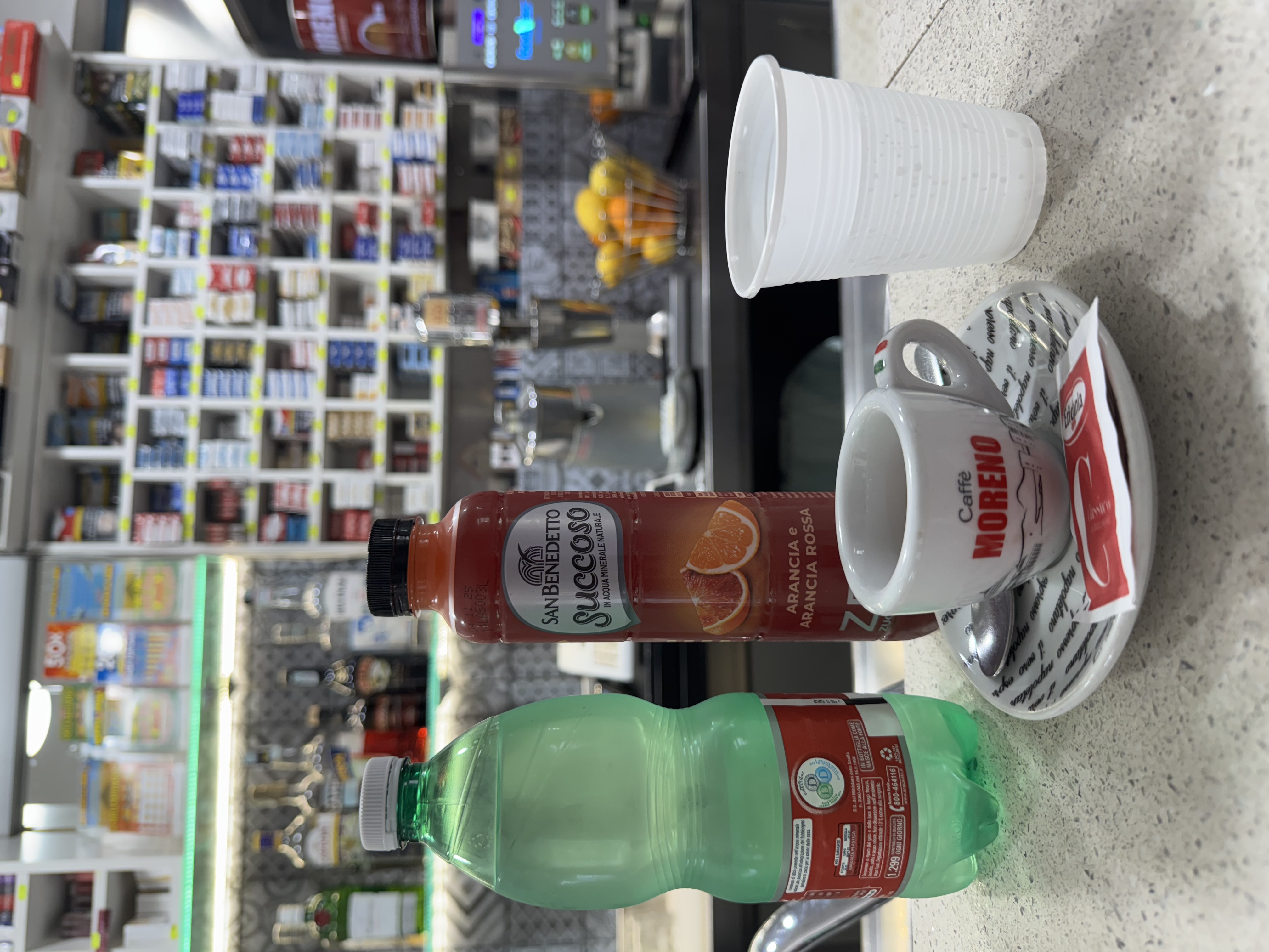 Tazzina di caffè — Italian espresso in a small ceramic cup